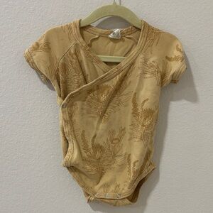 Kate Quinn Tan Organic Cotton Baby Outfit